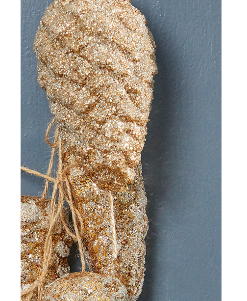 Decorator's Warehouse Champagne Pine Cone Bundle