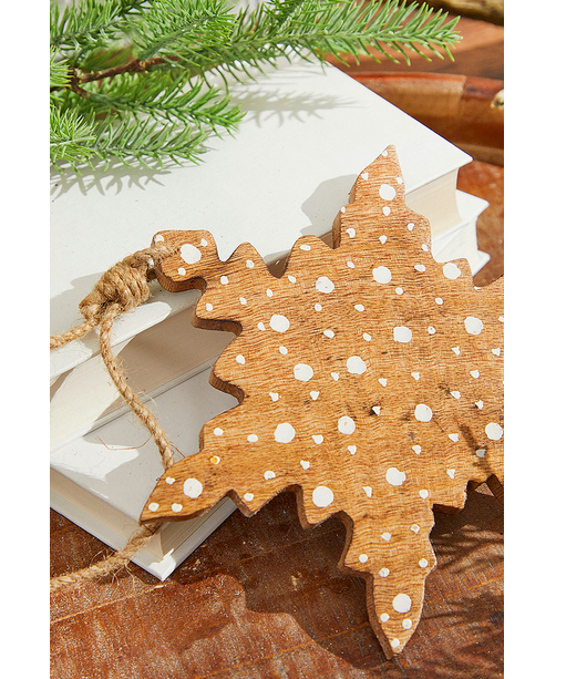 Decorator's Warehouse 8" Wood Star Ornament