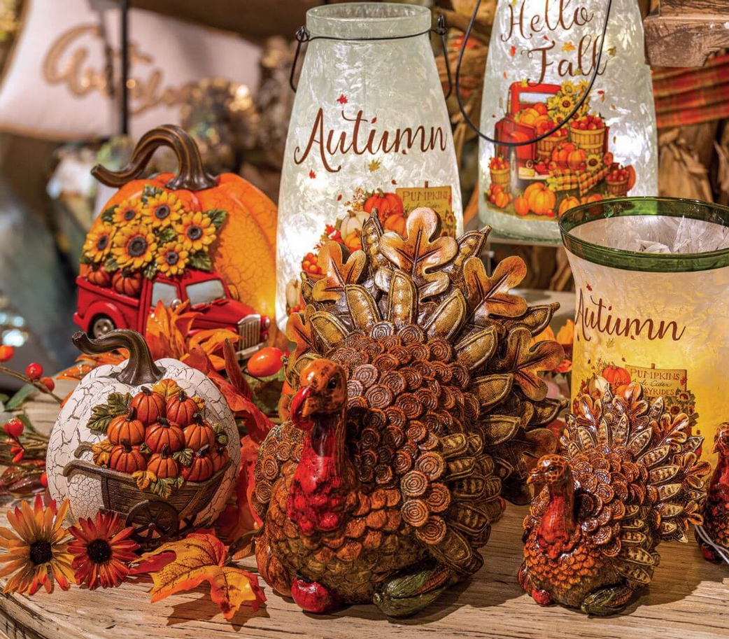 Decorator's Warehouse 8.8” Resin Harvest Pumpkin