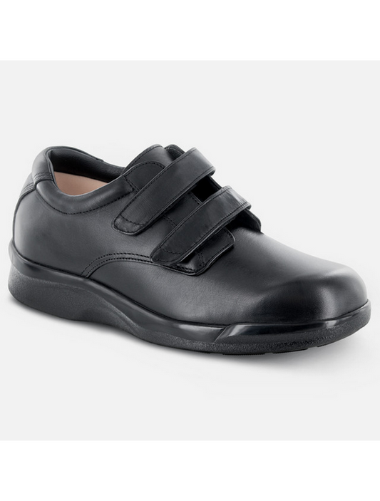 Apexfoot Men's Conform Double Strap Casual Shoe - Black