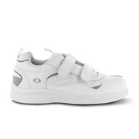 Apexfoot Men's Double Strap Active Walkers Active Shoe - Biomechanical - White