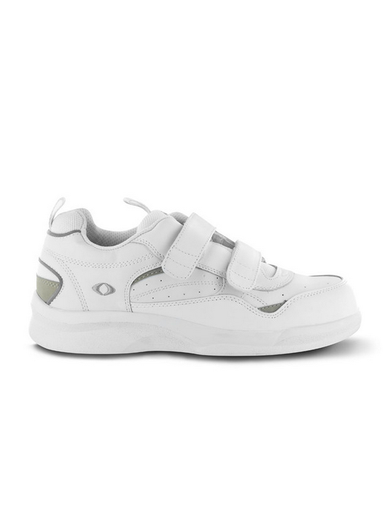 Apexfoot Men's Double Strap Active Walkers Active Shoe - Biomechanical - White