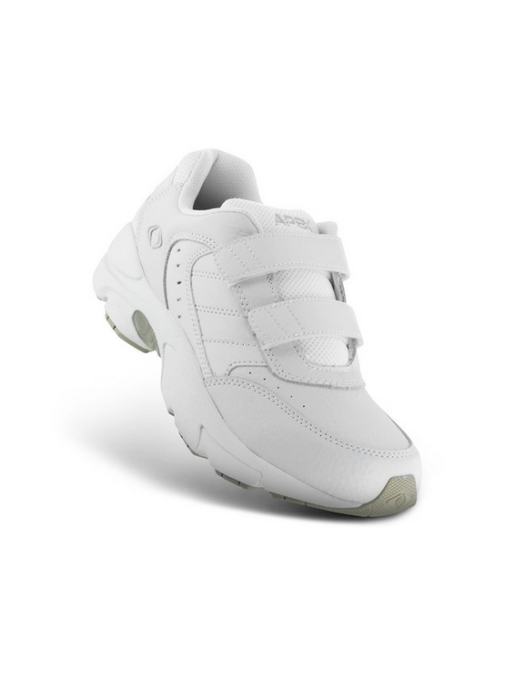 Apexfoot Men's Double Strap Active Walkers Active Shoe - Biomechanical - White