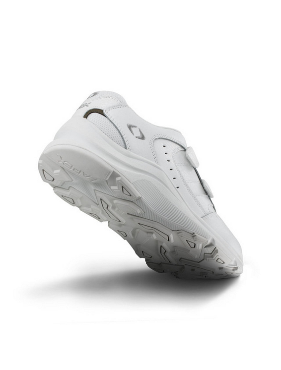 Apexfoot Men's Strap Walking Shoe - White