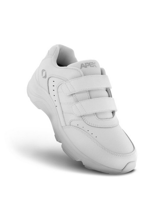 Apexfoot Men's Strap Walking Shoe - White