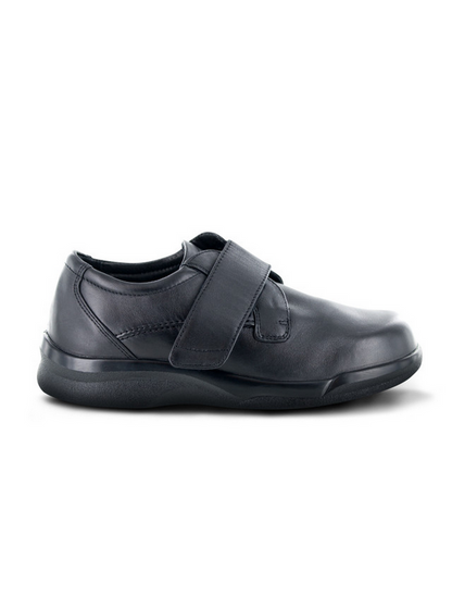 Apexfoot Men's Biomechanical Single Strap Casual Shoe - Black