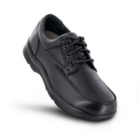 Apexfoot Men's Ariya Moc Toe Dress Shoe - Black