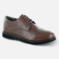 Apexfoot Men's Cap Toe Oxford Dress Shoe Lexington - Brown