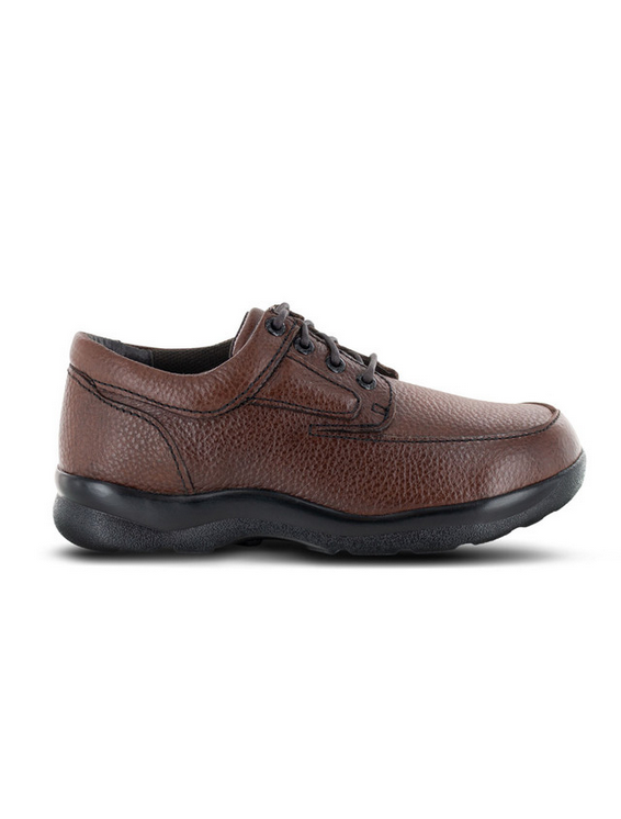 Apexfoot Men's Ariya Moc Toe Dress Shoe - Brown