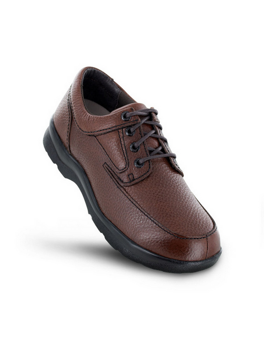 Apexfoot Men's Ariya Moc Toe Dress Shoe - Brown