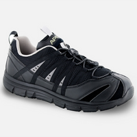 Apexfoot Men's Athletic Bungee Active Shoe - A5000 - Black