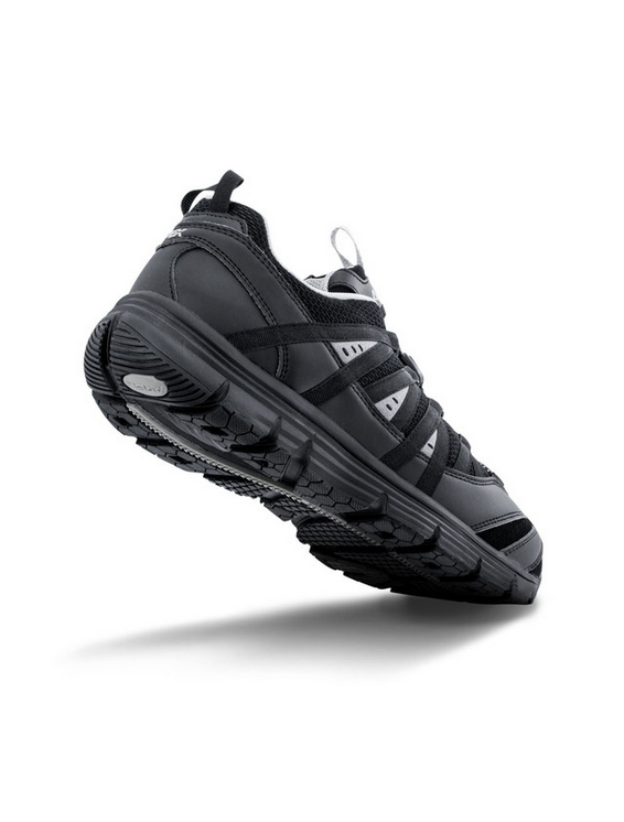 Apexfoot Men's Athletic Bungee Active Shoe - A5000 - Black