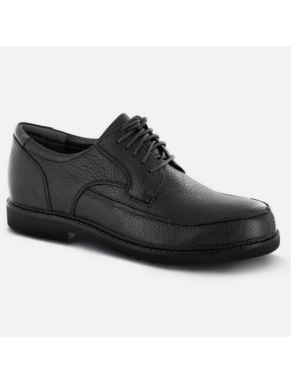 Apexfoot Men's Moc Toe Oxford Dress Shoe Lexington - Black