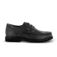 Apexfoot Men's Moc Toe Oxford Dress Shoe Lexington - Black