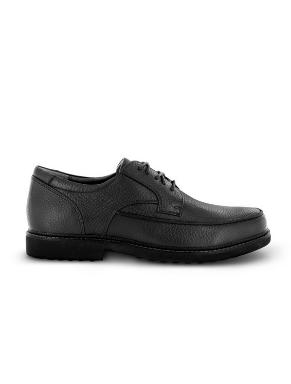 Apexfoot Men's Moc Toe Oxford Dress Shoe Lexington - Black