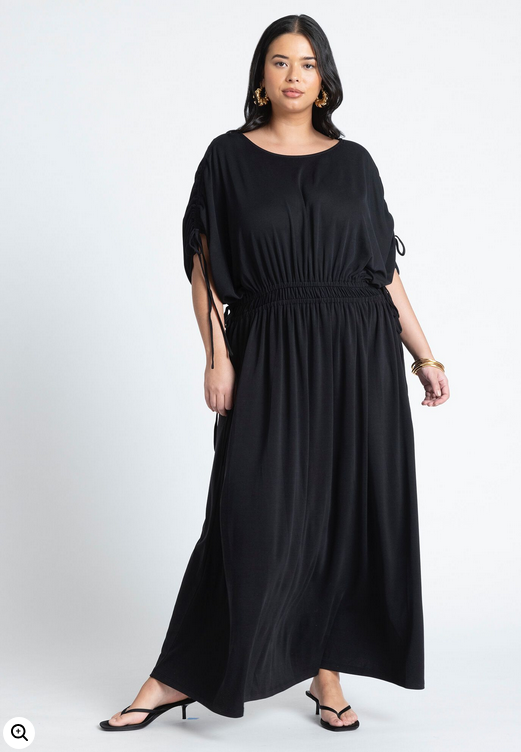 ELOQUII Women's Dolman Sleeve Maxi Dress