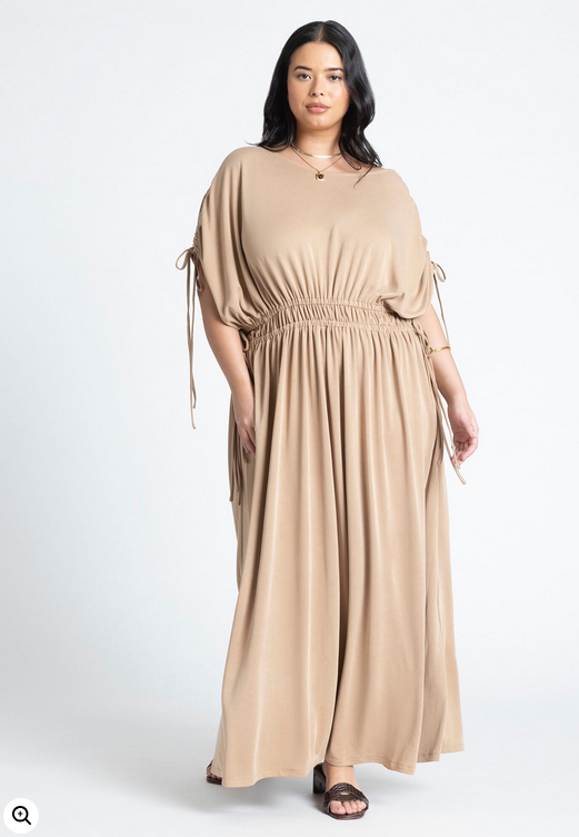 ELOQUII Women's Dolman Sleeve Maxi Dress