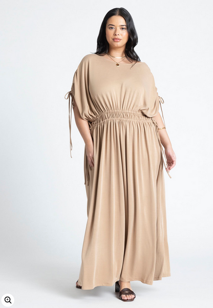 ELOQUII Women's Dolman Sleeve Maxi Dress