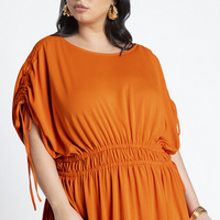 ELOQUII Women's Dolman Sleeve Maxi Dress