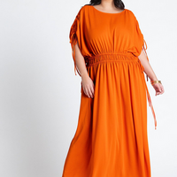 ELOQUII Women's Dolman Sleeve Maxi Dress