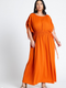 ELOQUII Women's Dolman Sleeve Maxi Dress