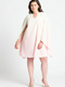 ELOQUII Women's Ombre Mini Cape Dress