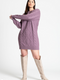 ELOQUII Women's Mini Cable Sweater Dress