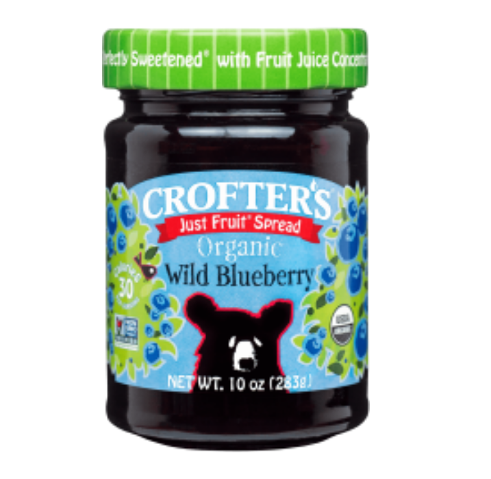 Sun Organic Farm Wild Blueberry Premium Fruit Spread