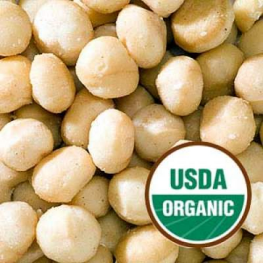 Sun Organic Farm Macadamias, Raw Organic - BACK IN STOCK