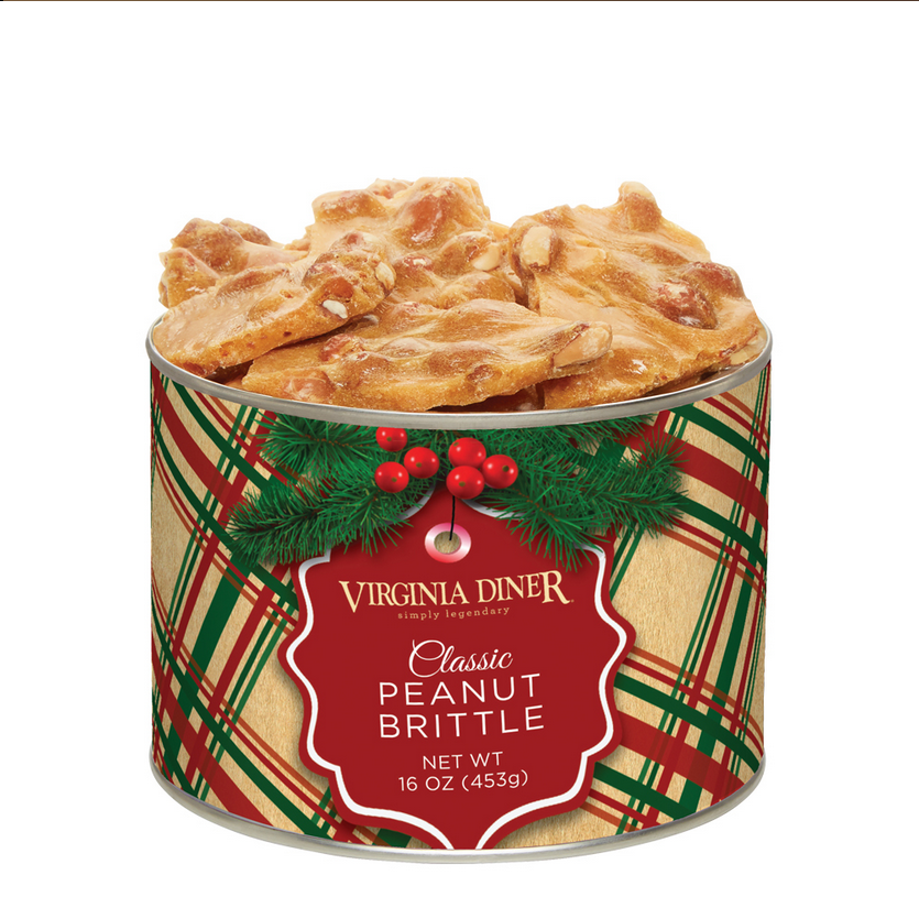 Virginia Diner Holiday Plaid Buttery Peanut Brittle