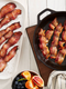 Virginia Diner Bacon Sampler, 5+ lbs. 2 pkgs. each of Thin-Sliced Smoked, Thick-Sliced Smoked, Peppered Bacon