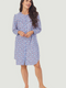 Lanz of Salzburg Women's Blue Tyrolean Womens Nightshirt