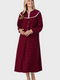 Lanz of Salzburg Women's Buffalo Check Flannel Gown