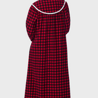 Lanz of Salzburg Women's Buffalo Check Flannel Gown