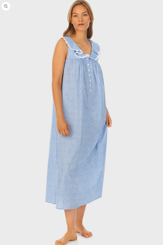 Lanz of Salzburg Women's Daisy Cotton Dream Long Nightgown