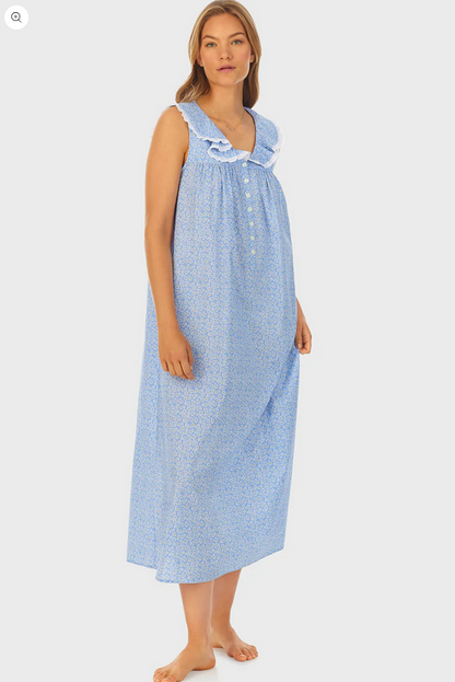 Lanz of Salzburg Women's Daisy Cotton Dream Long Nightgown