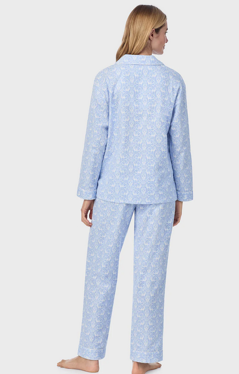 Lanz of Salzburg Women's Blue Nordic Tyrolean Women's Pajama