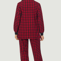 Lanz of Salzburg Women's Buffalo Check Ski Pajama