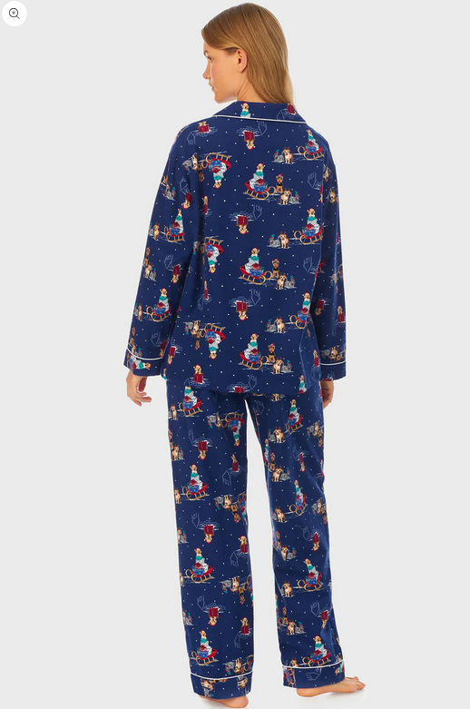 Lanz of Salzburg Women's Sleigh Puppies Women's Pajama