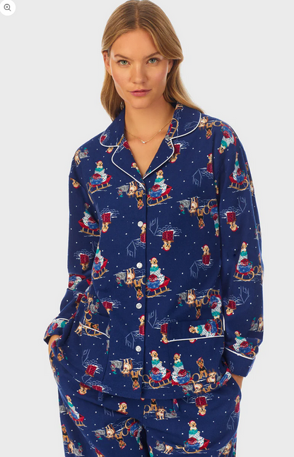Lanz of Salzburg Women's Sleigh Puppies Women's Pajama