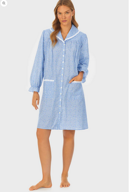Lanz of Salzburg Women's Daisy Cotton Dream Short Robe/Dress