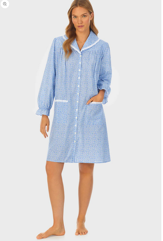 Lanz of Salzburg Women's Daisy Cotton Dream Short Robe/Dress