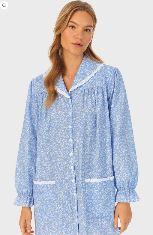 Lanz of Salzburg Women's Daisy Cotton Dream Short Robe/Dress