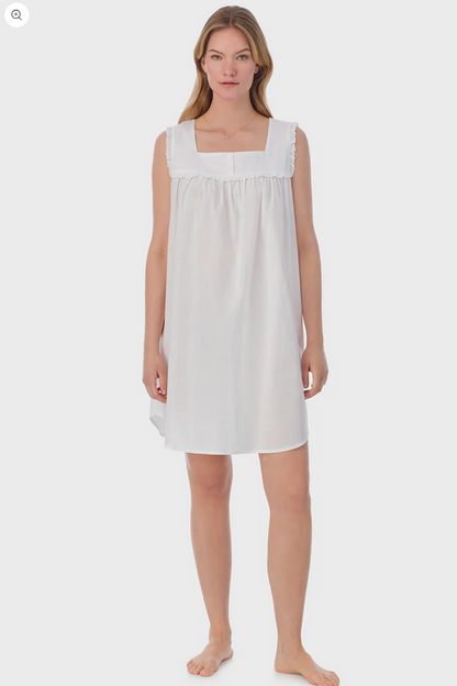 Lanz of Salzburg Women's White Cotton Dream Chemise
