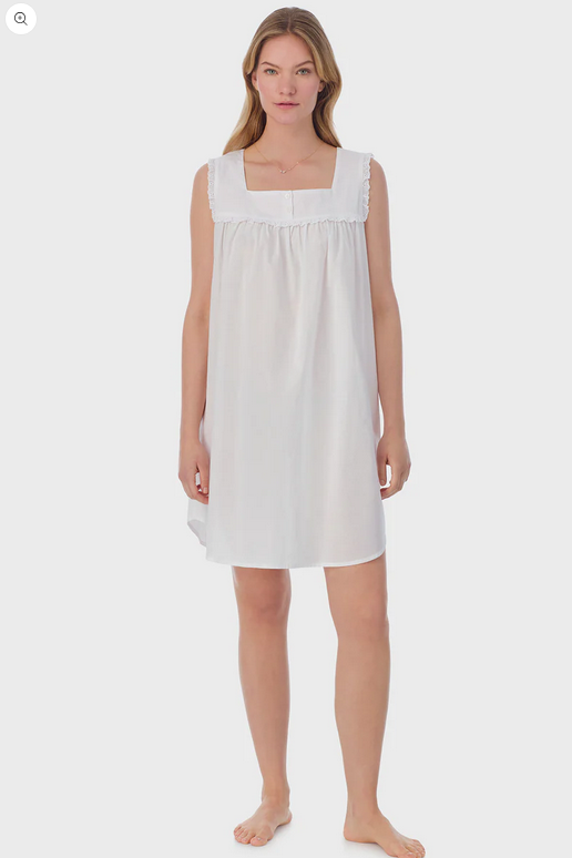 Lanz of Salzburg Women's White Cotton Dream Chemise
