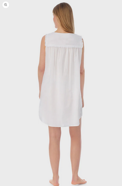 Lanz of Salzburg Women's White Cotton Dream Chemise