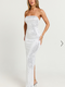 Showpo Joyce Maxi Dress - Heat Press Strapless Dress