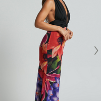 Showpo Runaway The Label - Tenaya Maxi Dress in MAEVE PRINT