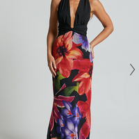 Showpo Runaway The Label - Tenaya Maxi Dress in MAEVE PRINT