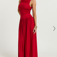 Showpo Runaway The Label - Nalla Maxi Dress in Cherry